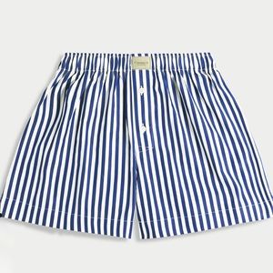 New Women’s Comme Si La Boxer Classica, Navy/White Cabana Stripe